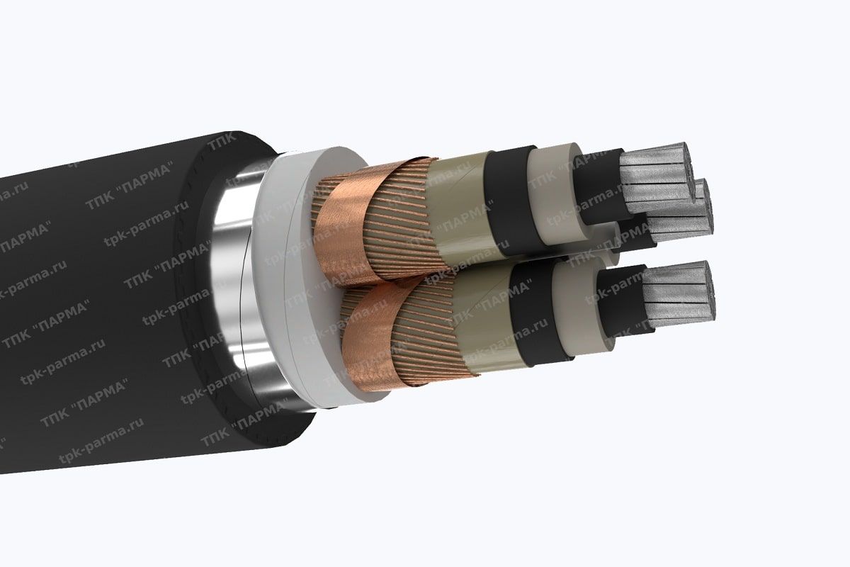 Кабель АПвБВнг(A)-LS 3х240/70 - 10кВ