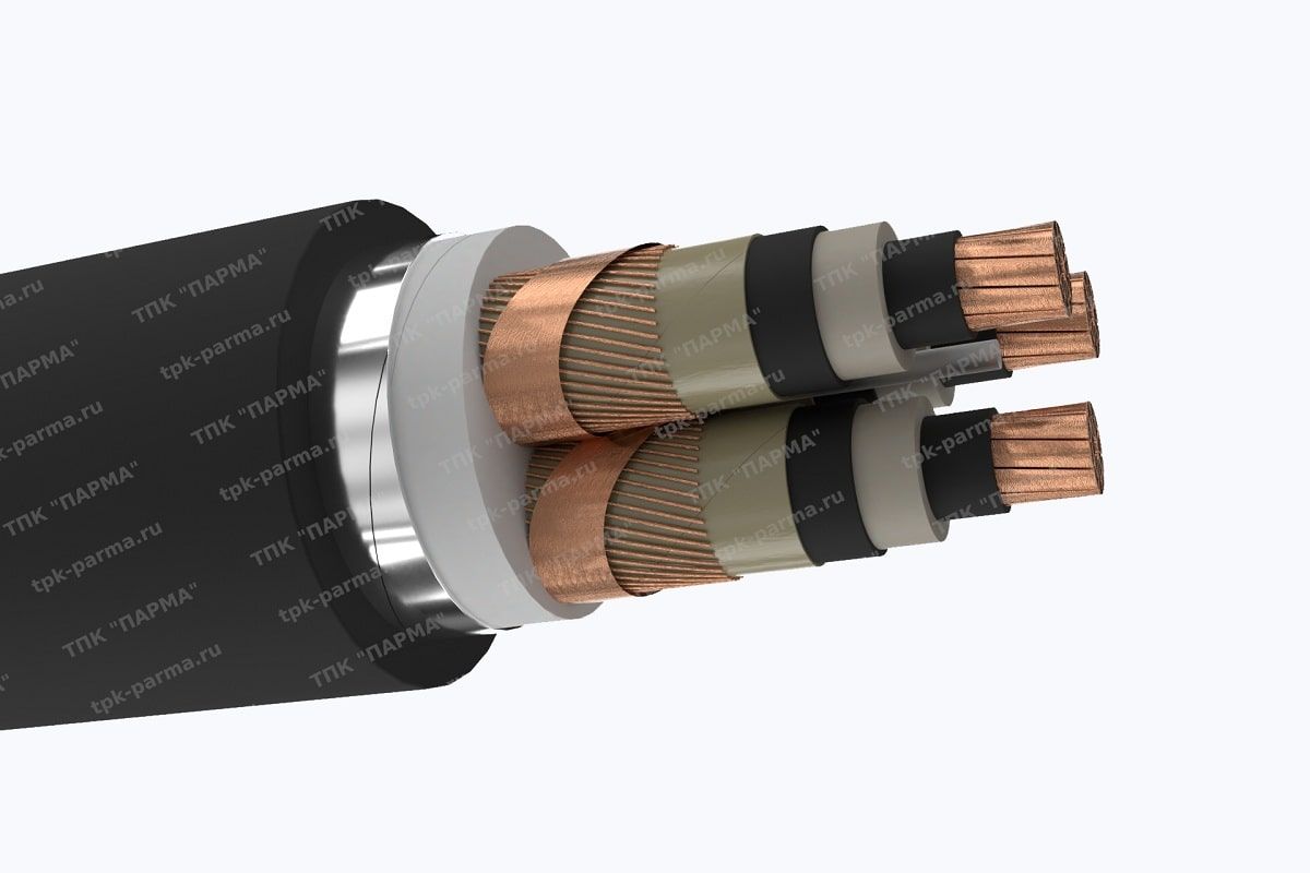 Кабель ПвБВнг(A)-LS 3х400/50 - 10кВ